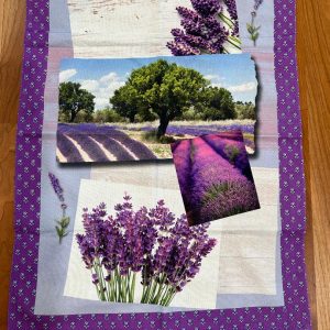 Lavender Cotton Print Dishtowel